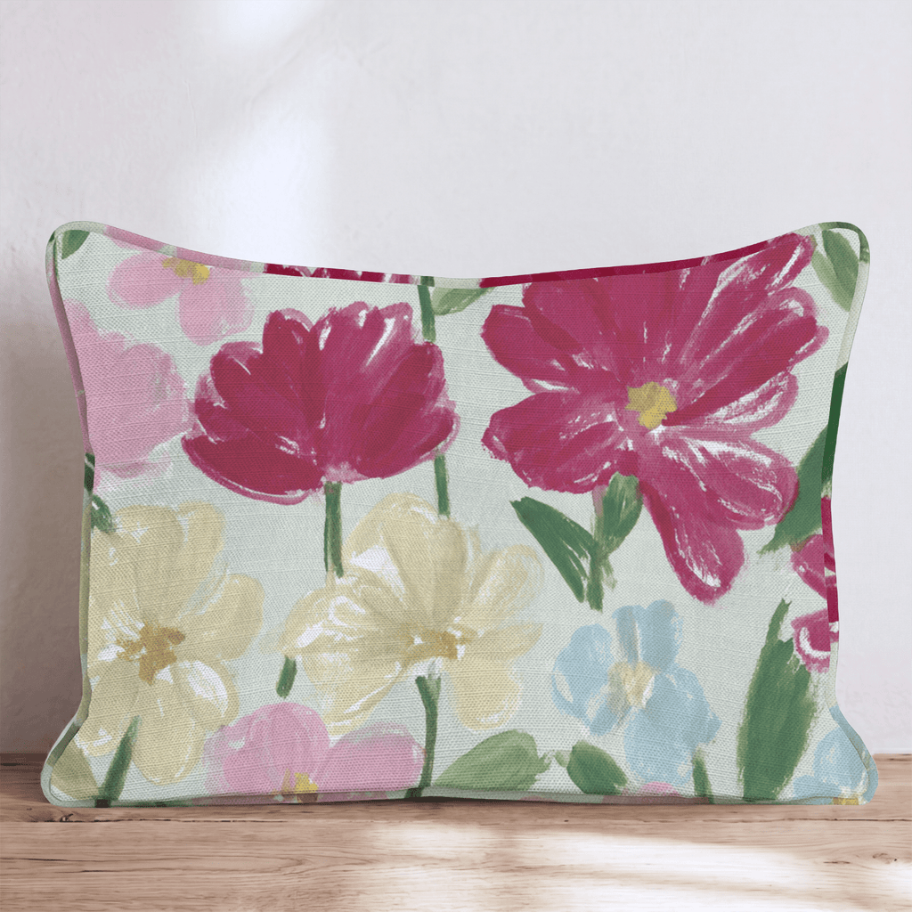 Sage Garden Pop Throw Pillow - Hillcroft Home