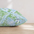 Sage Green Repeat Throw Pillow - Hillcroft Home