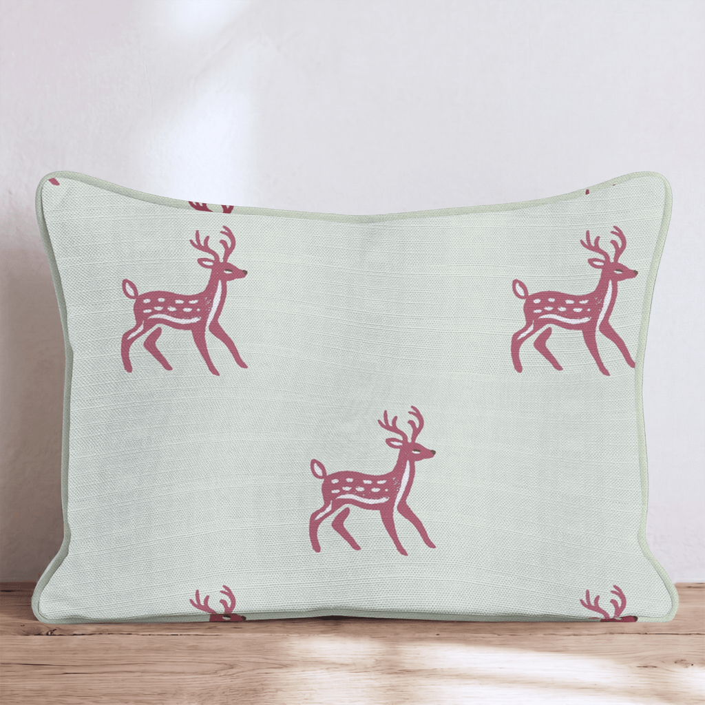 Sage Rudolph Throw Pillow throw pillow - Hillcroft Home