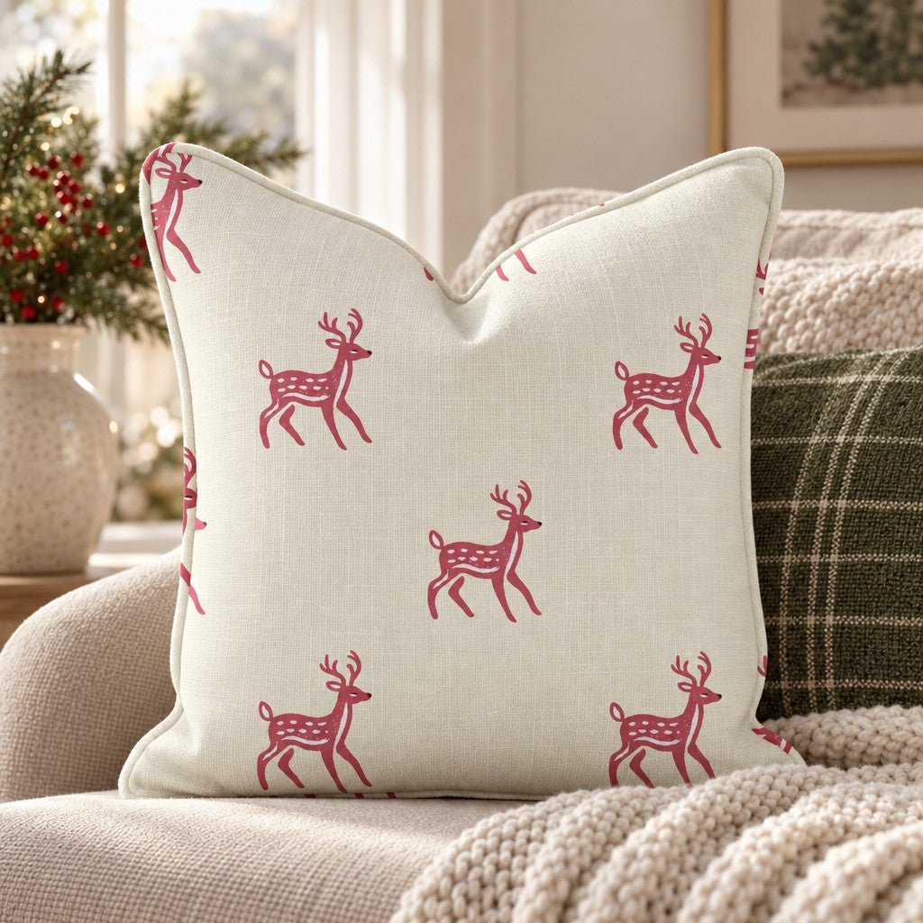Sage Rudolph Throw Pillow throw pillow - Hillcroft Home