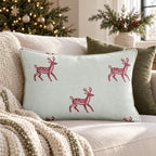 Sage Rudolph Throw Pillow throw pillow - Hillcroft Home