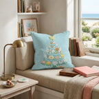 Sage Starfish Tree Throw Pillow - Hillcroft Home