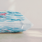 Sailboat Golden Hour Throw Pillow throw pillow - Hillcroft Home