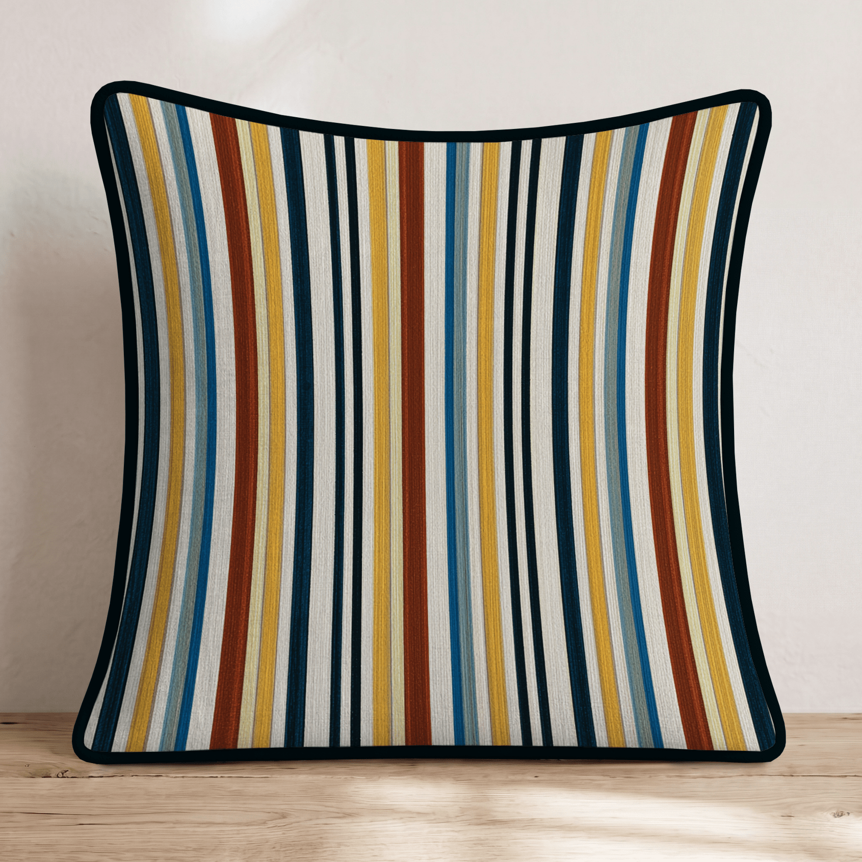 Sailing Stripes Throw Pillow - Hillcroft Home