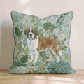 Saint Bernard Power Throw Pillow - Hillcroft Home