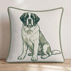 Saint Bernard Throw Pillow - Hillcroft Home