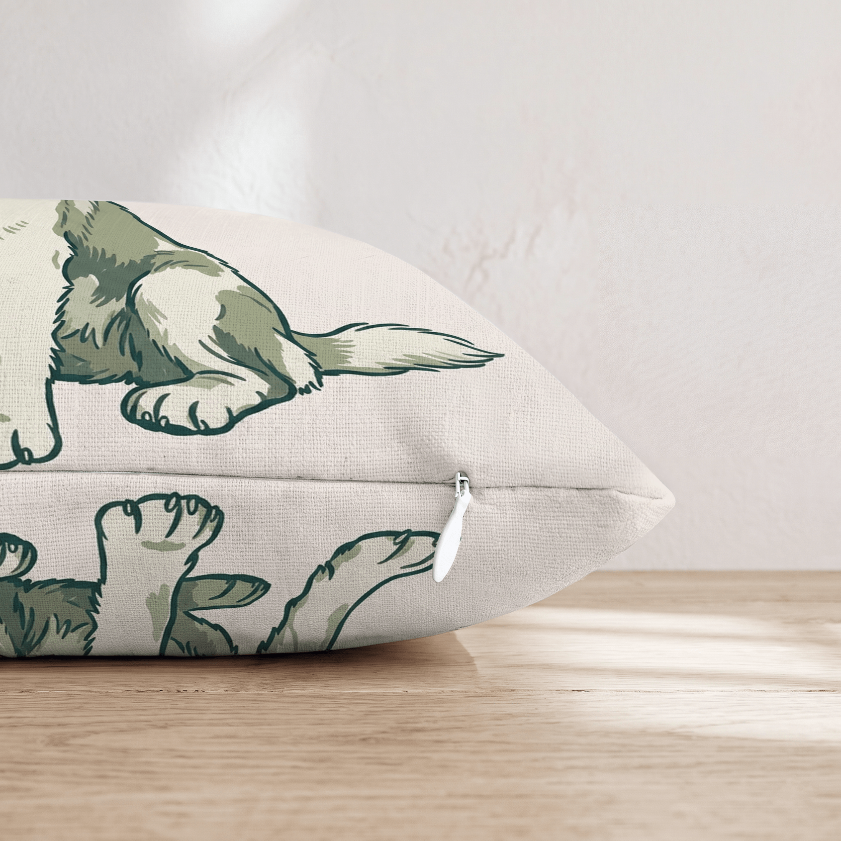 Saint Bernard Throw Pillow - Hillcroft Home