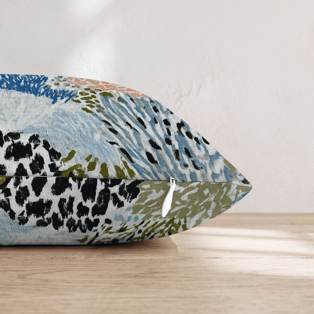 Salted Frond Throw Pillow - Hillcroft Home