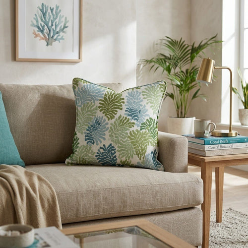 Saltwater Throw Pillow - Hillcroft Home