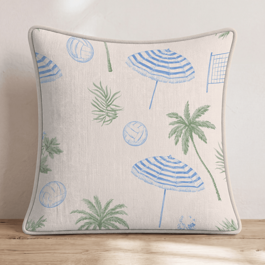Sand Volleyball Throw Pillow - Hillcroft Home