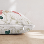 Santa And His Two Pups Throw Pillow - Hillcroft Home