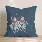 Santa Polo Throw Pillow - Hillcroft Home