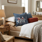 Santa Polo Throw Pillow - Hillcroft Home