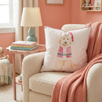 Santa Pup Throw Pillow - Hillcroft Home