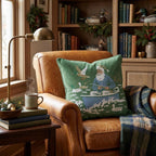 Santa_s Duck Hunt Throw Pillow throw pillow - Hillcroft Home