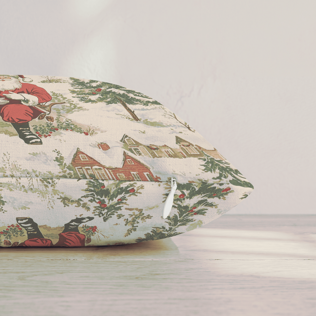 Santa, the Old Timer. Throw Pillow throw pillow - Hillcroft Home