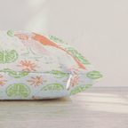 Santa's Christmas Lime Margarita Throw Pillow throw pillow - Hillcroft Home