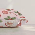 Santas Sweet Shoppe Throw Pillow throw pillow - Hillcroft Home