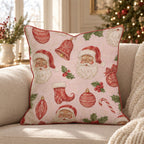 Santas Sweet Shoppe Throw Pillow throw pillow - Hillcroft Home