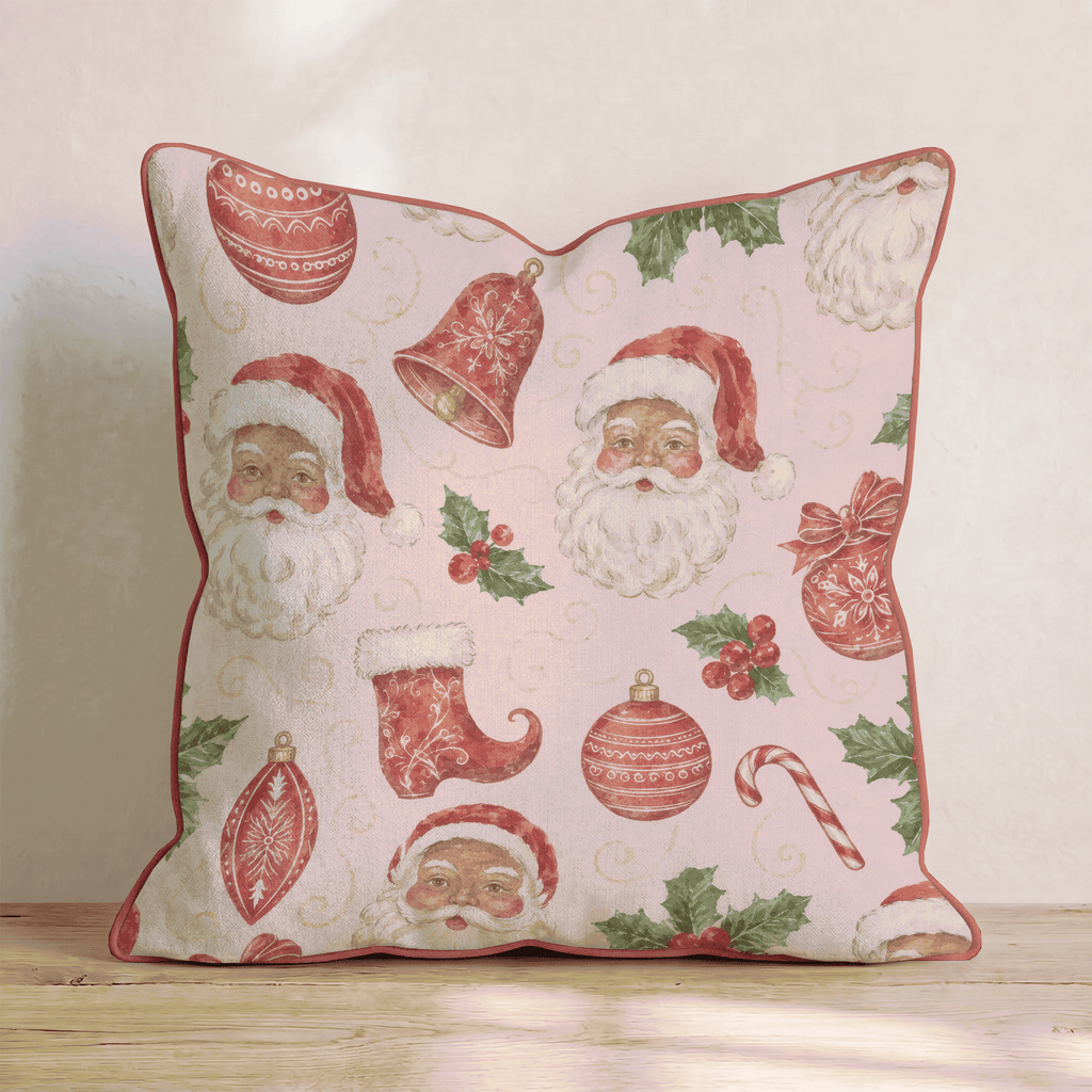 Santas Sweet Shoppe Throw Pillow throw pillow - Hillcroft Home