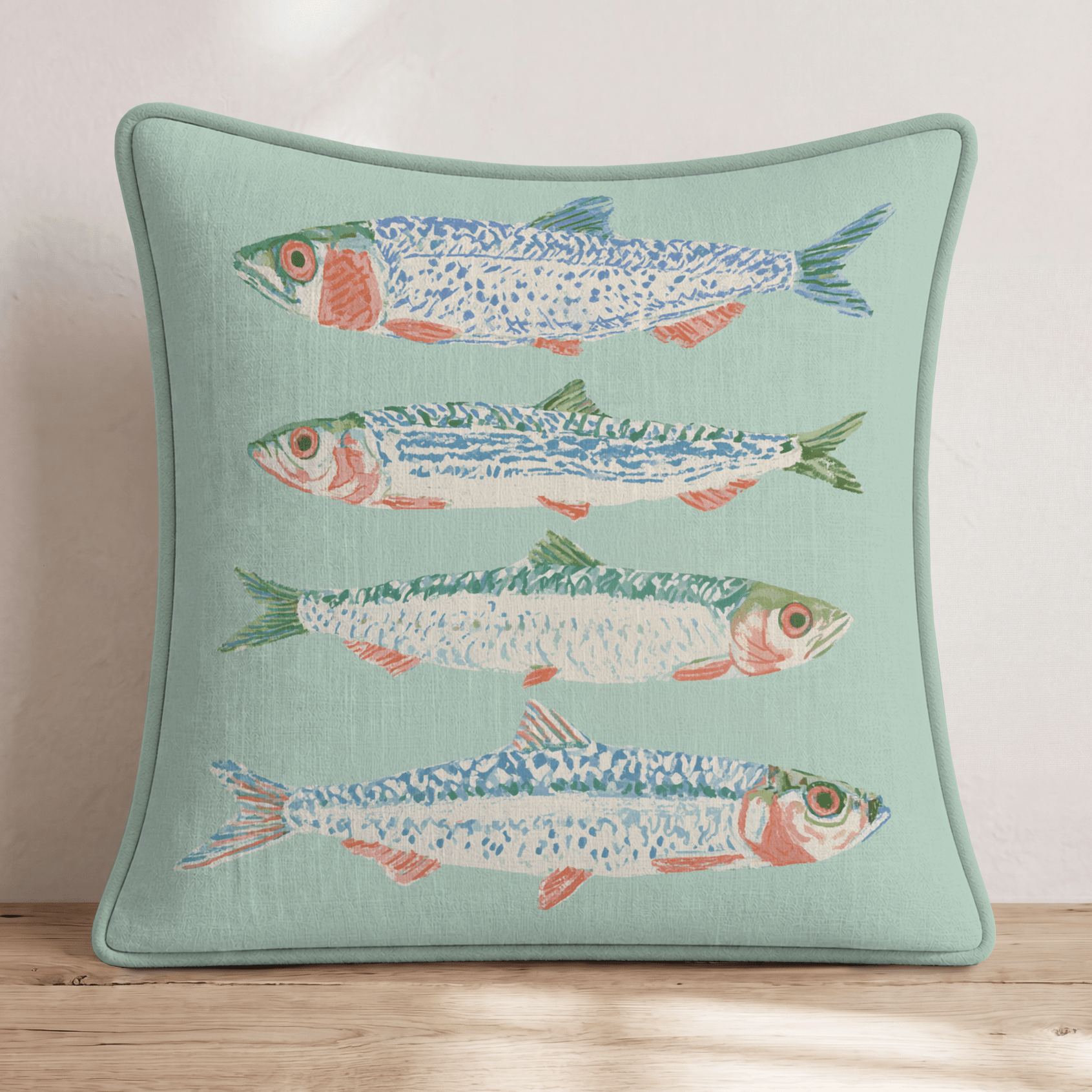 Sardinas Throw Pillow - Hillcroft Home
