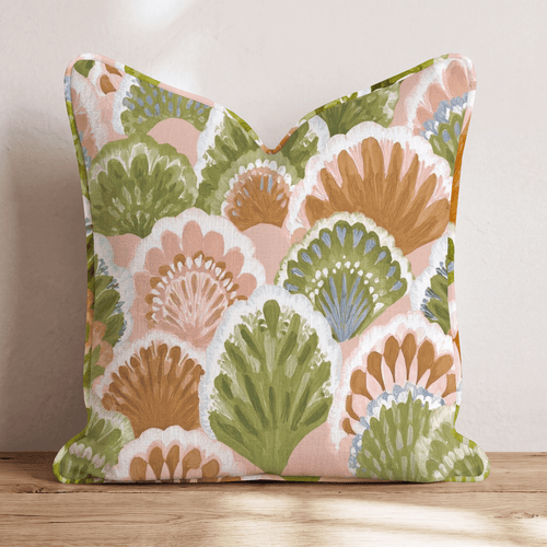 Scallop Boho Throw Pillow - Hillcroft Home