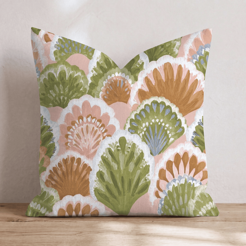 Scallop Boho Throw Pillow - Hillcroft Home