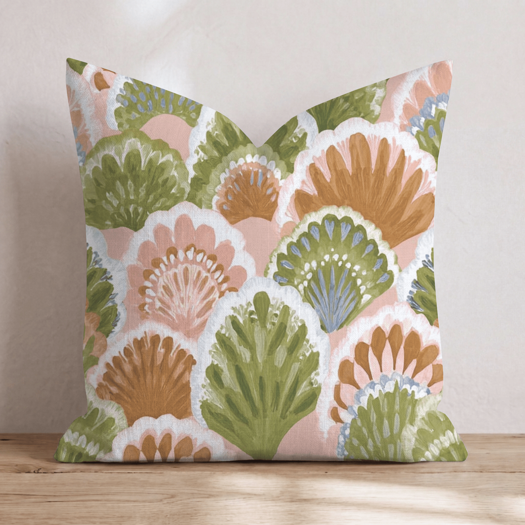 Scallop Boho Throw Pillow - Hillcroft Home