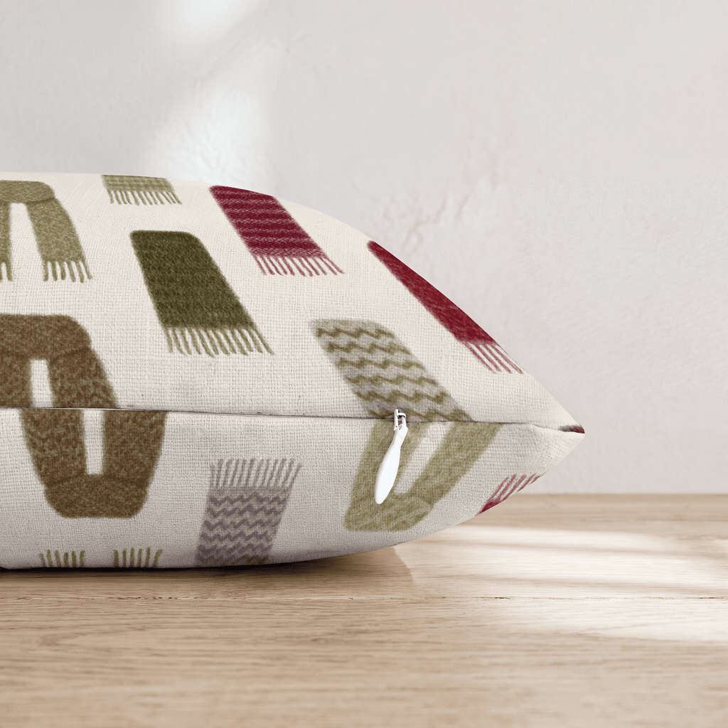 Scarf Collection Throw Pillow - Hillcroft Home