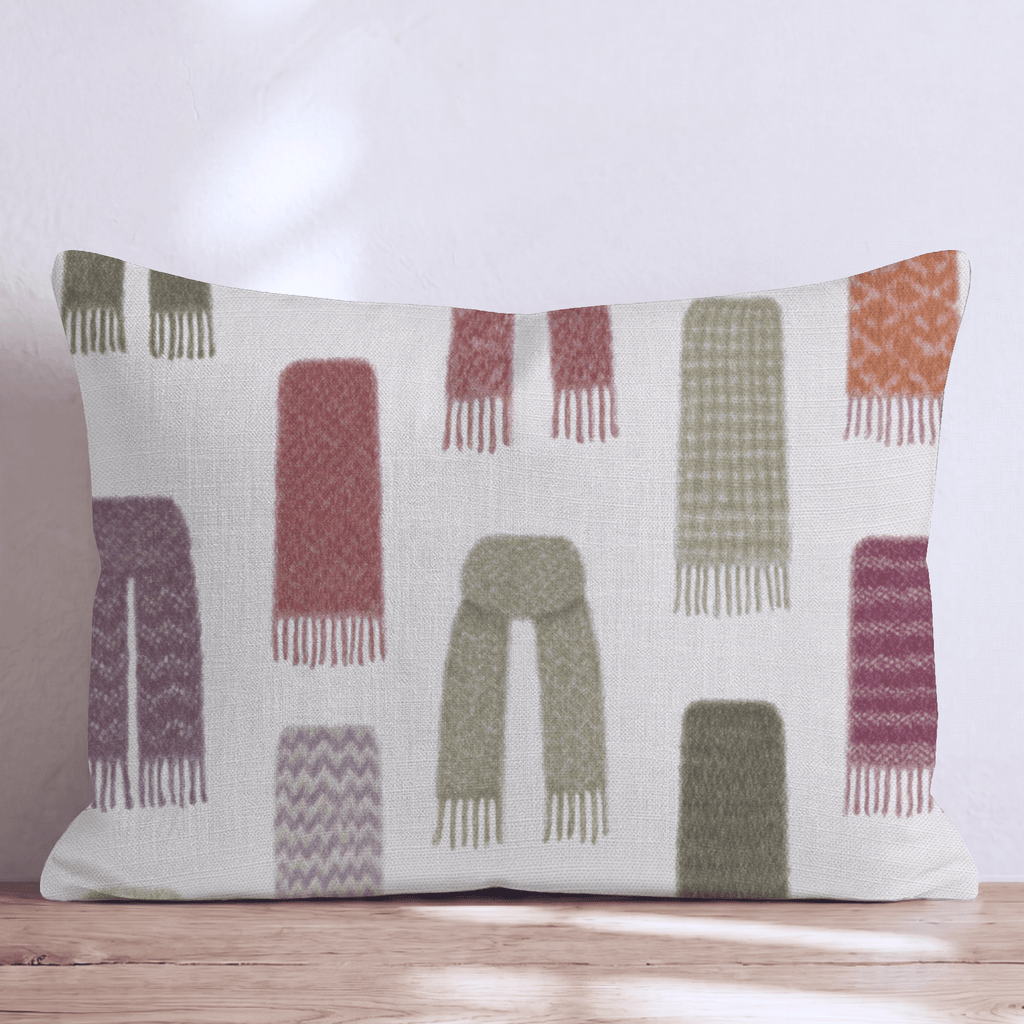 Scarf Collection Throw Pillow - Hillcroft Home