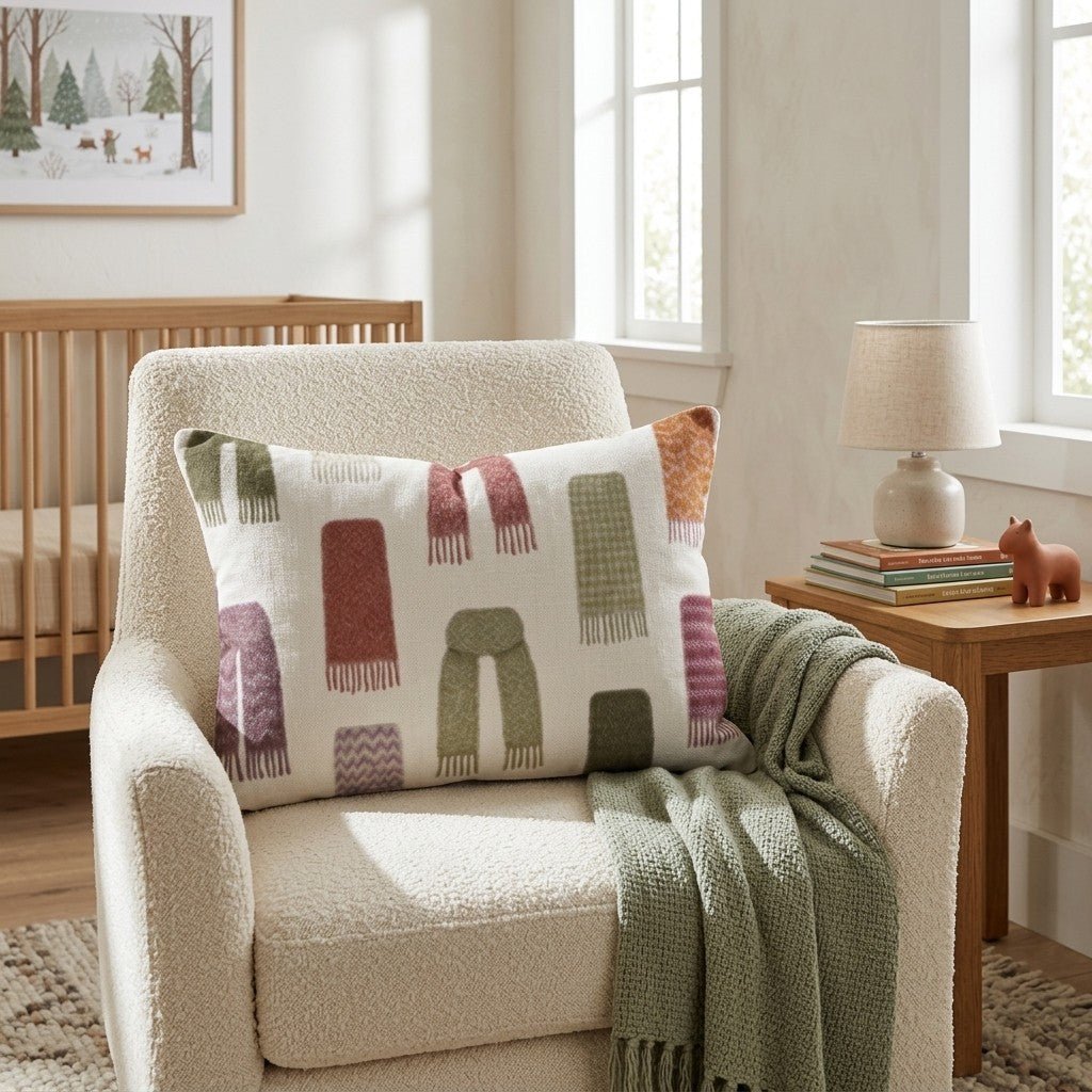 Scarf Collection Throw Pillow - Hillcroft Home