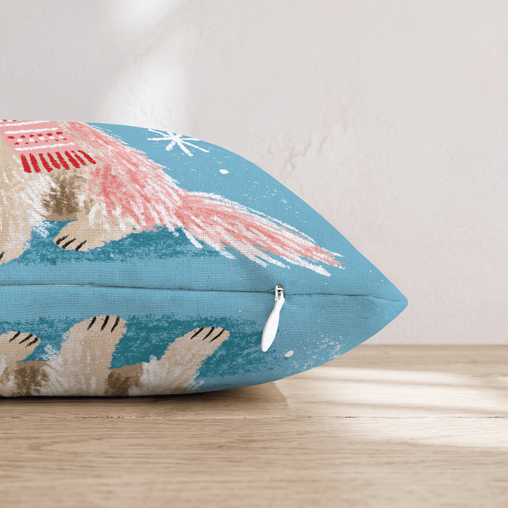 Scarf Retriever Throw Pillow - Hillcroft Home