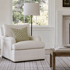 Scattered Beige Ikat Throw Pillow throw pillow - Hillcroft Home