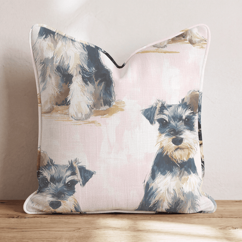 Schnauzer Squad Throw Pillow - Hillcroft Home