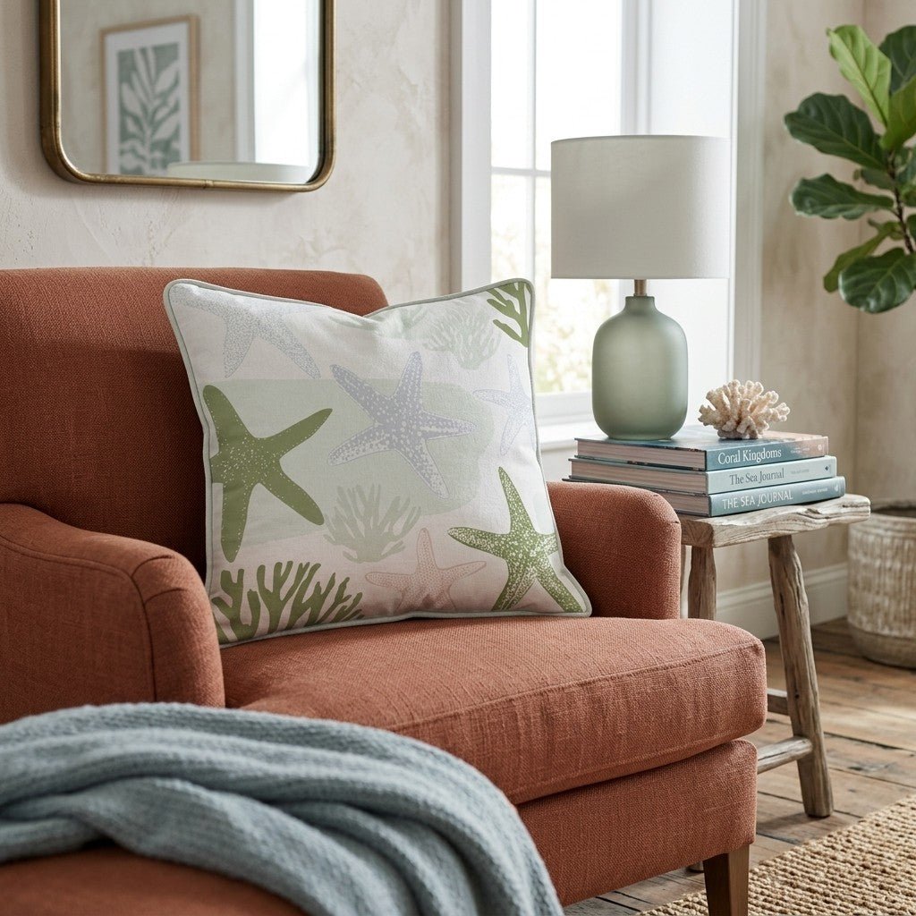 Sea Serenade Throw Pillow - Hillcroft Home