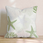 Sea Serenade Throw Pillow - Hillcroft Home