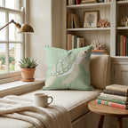 Sea Turtle Tropics Throw Pillow - Hillcroft Home