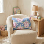 Sea Wonder Ikat Throw Pillow - Hillcroft Home