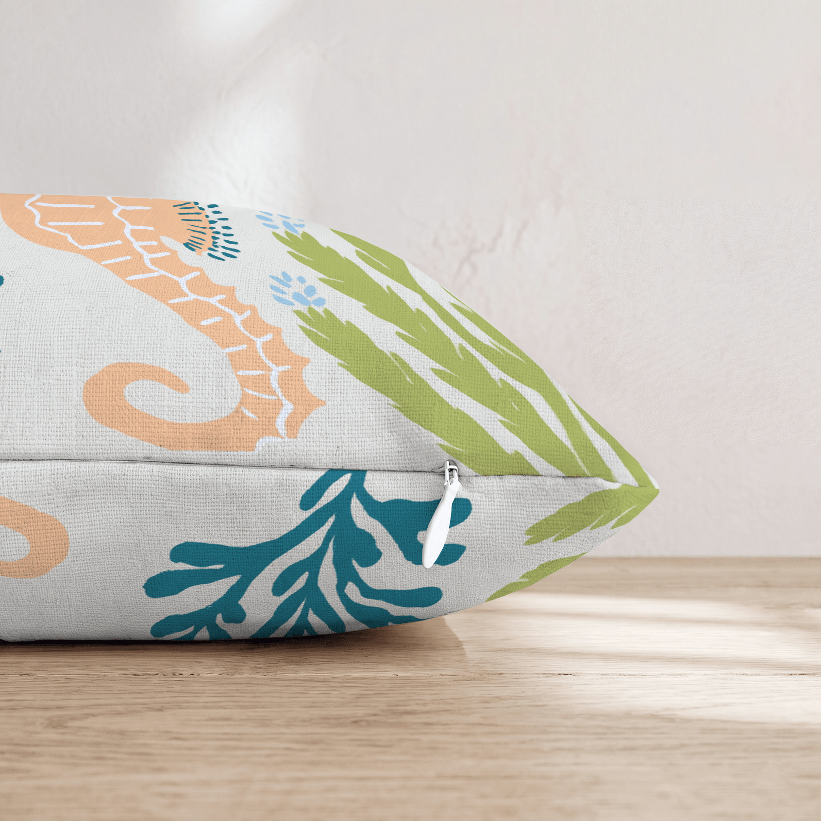 Seahorse Swim Throw Pillow - Hillcroft Home