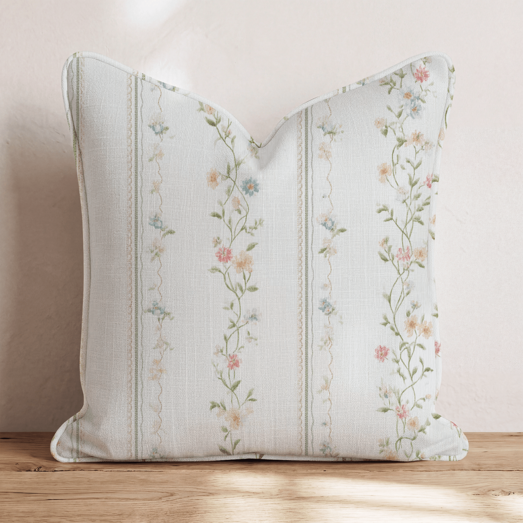 Seamless Vines Deep Throw Pillow - Hillcroft Home