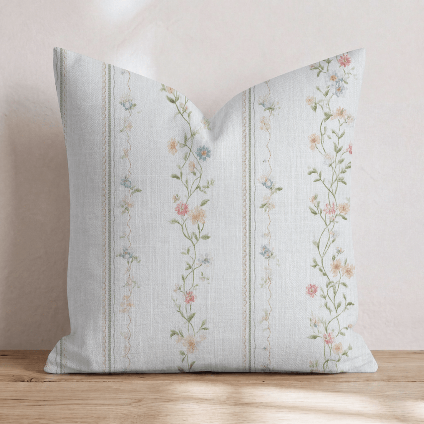 Seamless Vines Deep Throw Pillow - Hillcroft Home