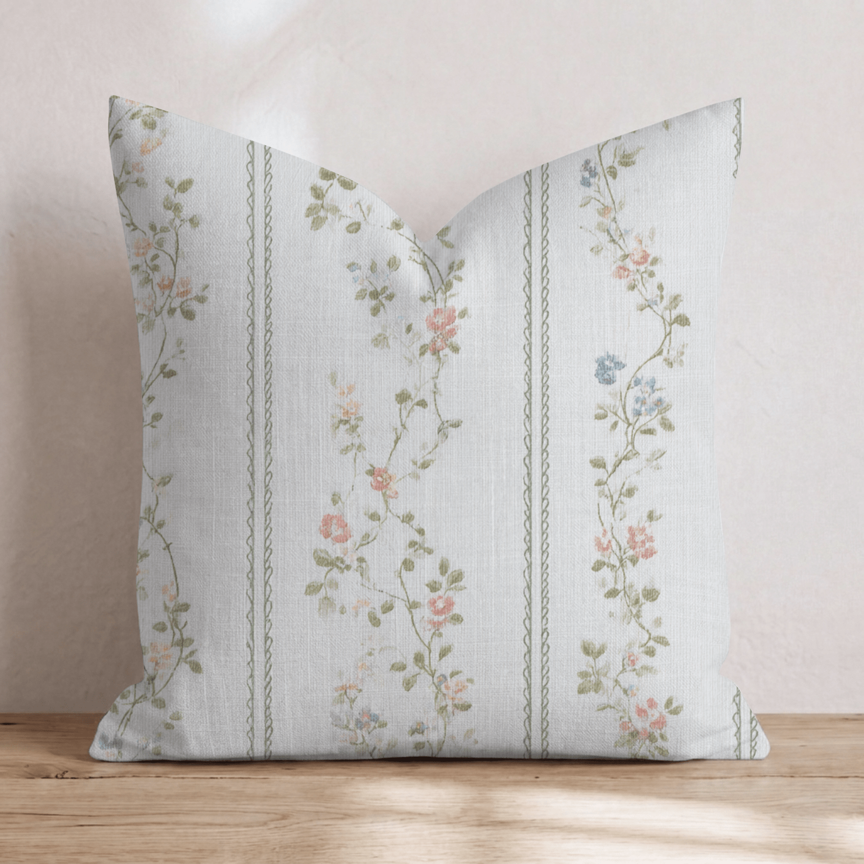 Seamless Vines Throw Pillow - Hillcroft Home