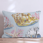 Seashell Collection Throw Pillow - Hillcroft Home