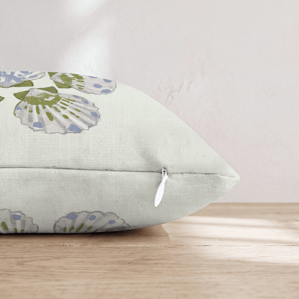 Seashell Scallop Throw Pillow - Hillcroft Home