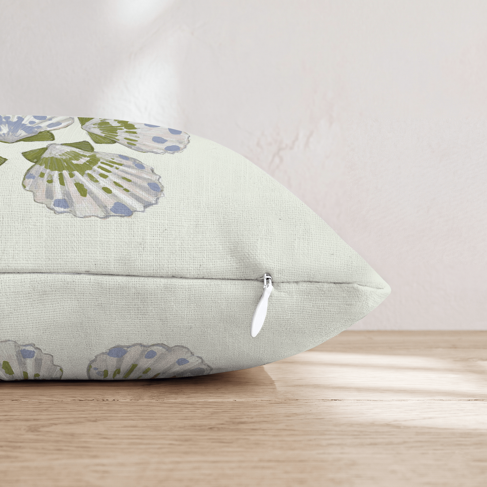 Seashell Scallop Throw Pillow - Hillcroft Home