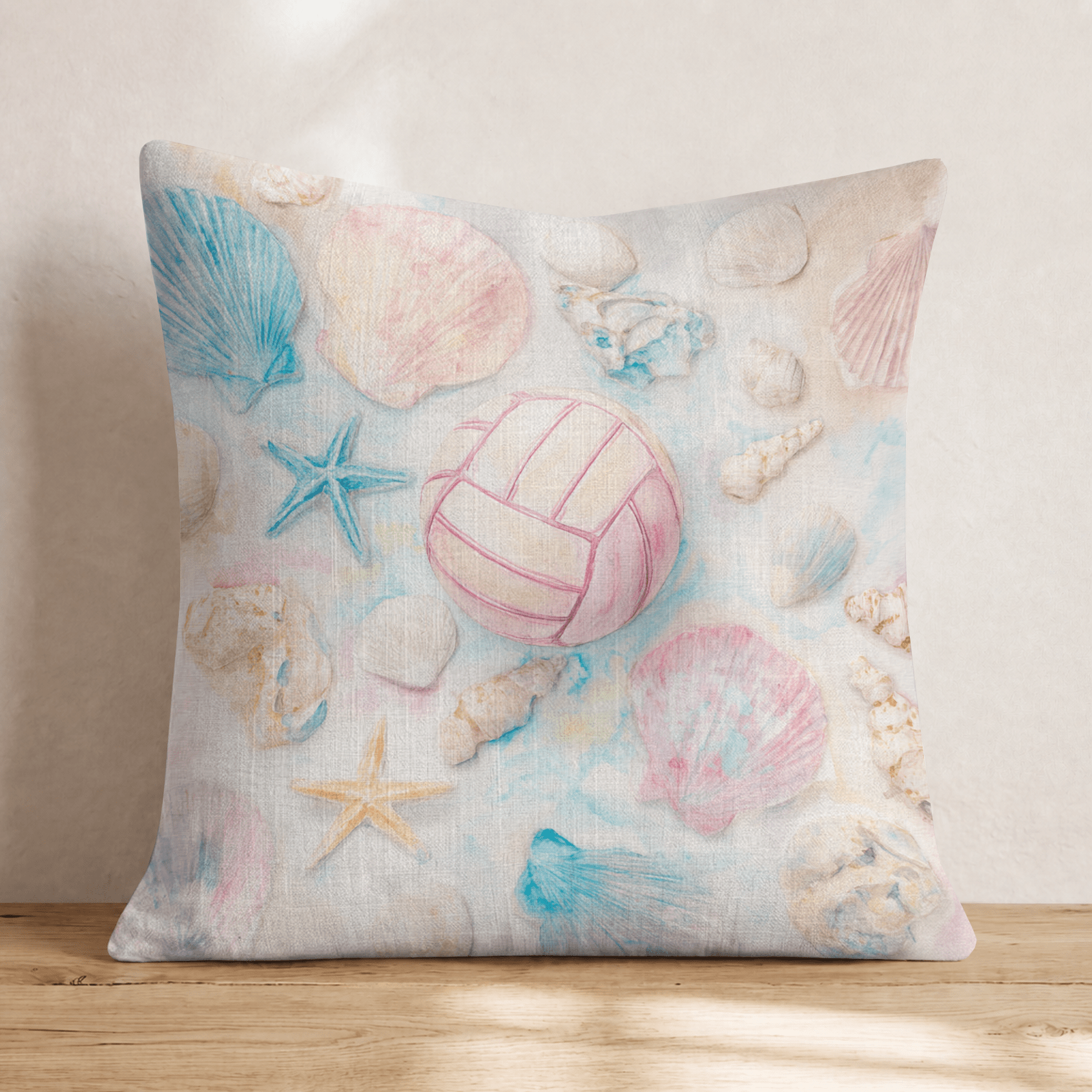 Seashell Set Throw Pillow - Hillcroft Home