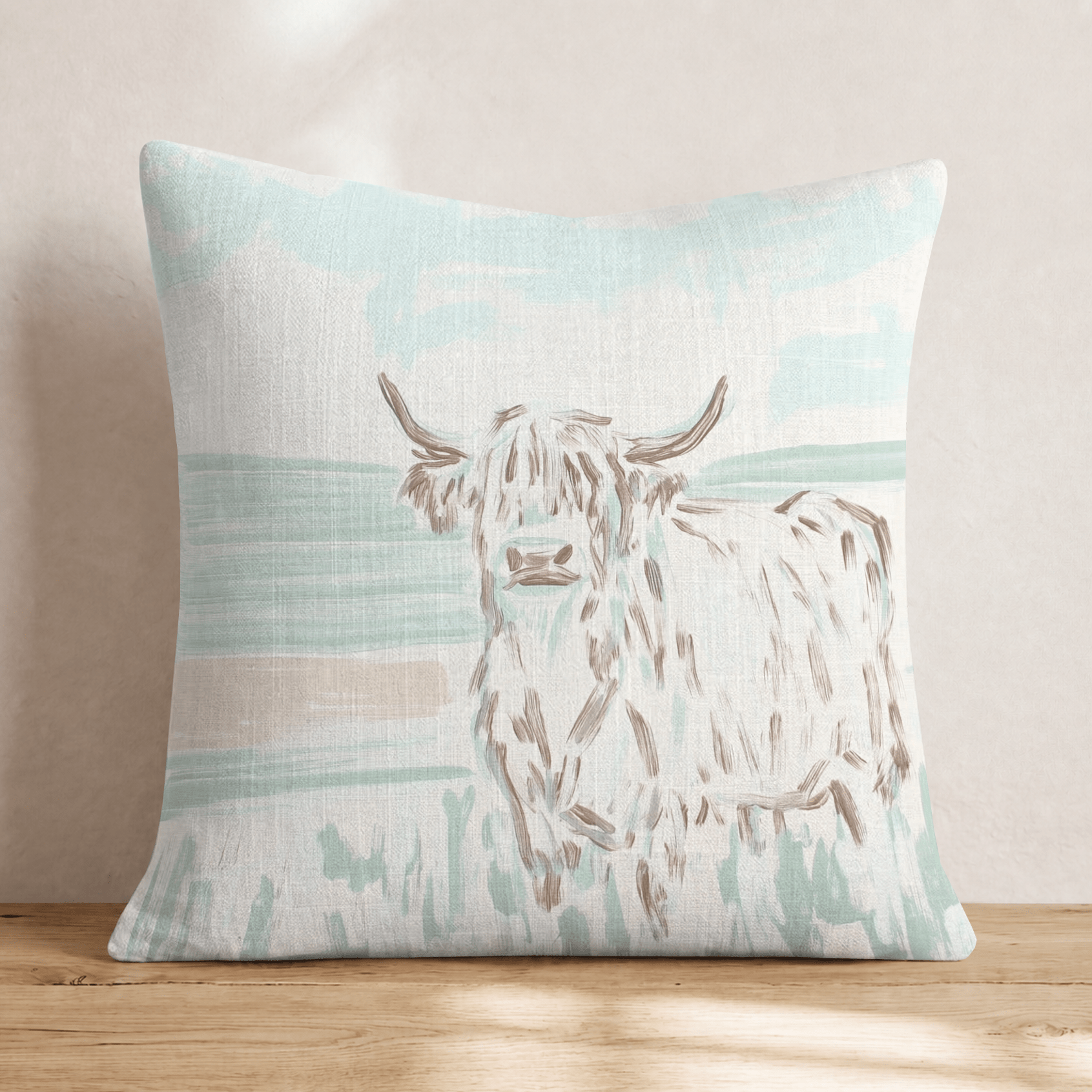 Seaside Stroll Throw Pillow - Hillcroft Home