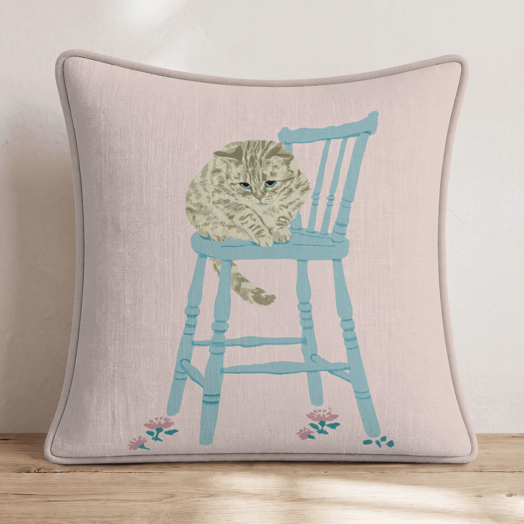 Seat For The Munchkin Throw Pillow - Hillcroft Home