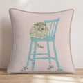 Seat For The Munchkin Throw Pillow - Hillcroft Home