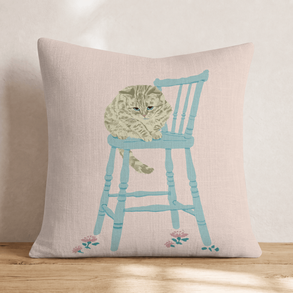 Seat For The Munchkin Throw Pillow - Hillcroft Home